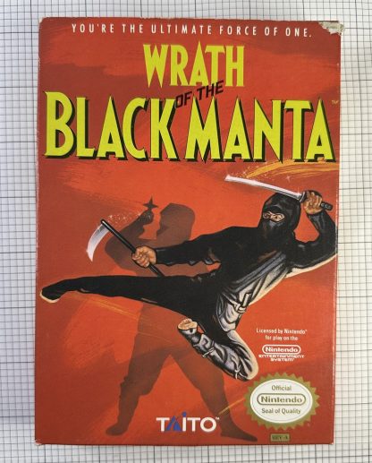 Wrath of the Black Manta (Nintendo Entertainment System, 1990) - CIB w/ Manual & Dust cover - Image 5