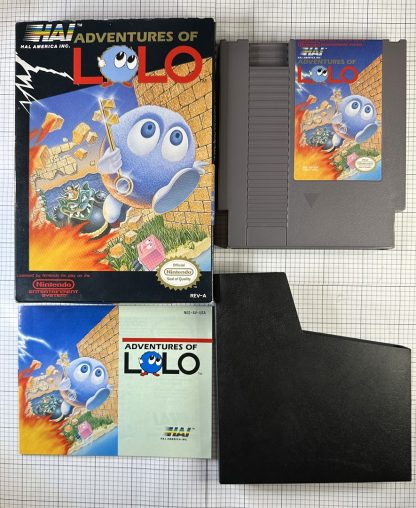 Adventures Of Lolo (Nintendo Entertainment System, 1989) – CIB w/ Manual & Dust Cover - Image 11