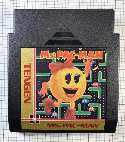 Ms. Pac-Man Tengen (Nintendo NES 1990) CIB Complete in box, W/ Manual and Dust Cover - Image 5
