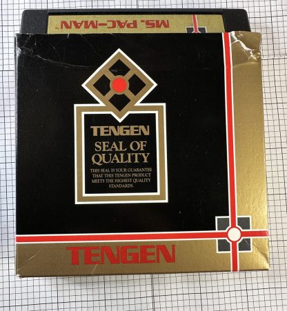 Ms. Pac-Man Tengen (Nintendo NES 1990) CIB Complete in box, W/ Manual and Dust Cover - Image 13
