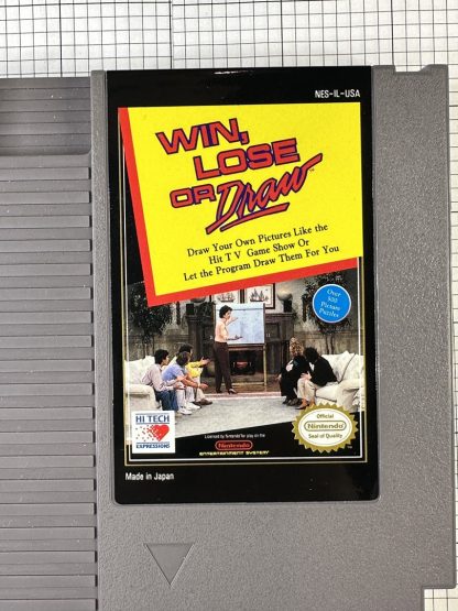 Win Lose Or Draw (Nintendo NES 1990) CIB Complete in box, W/ Manual and Inserts - Image 6
