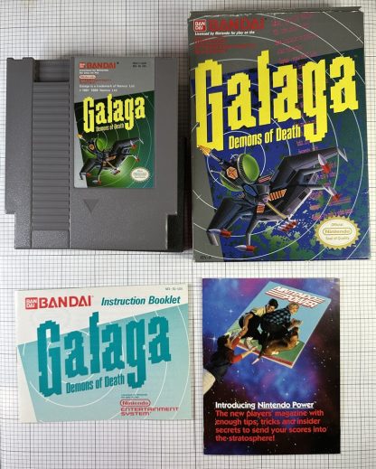 Galaga: Demons of Death (Nintendo Entertainment System, 1988)  Complete In Box w/ Manual - Image 4