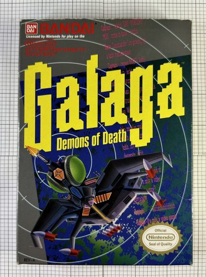 Galaga: Demons of Death (Nintendo Entertainment System, 1988)  Complete In Box w/ Manual - Image 7