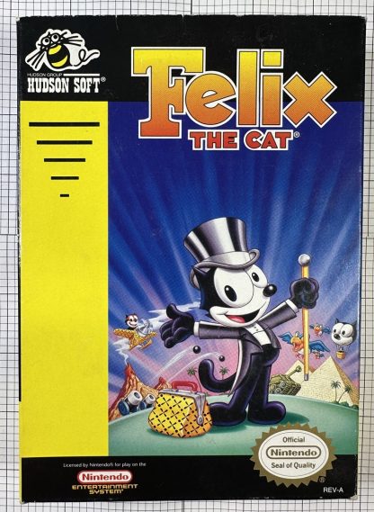 Felix The Cat : Nintendo NES CIB Complete In Box w/ poster, manual, inserts! - Image 5