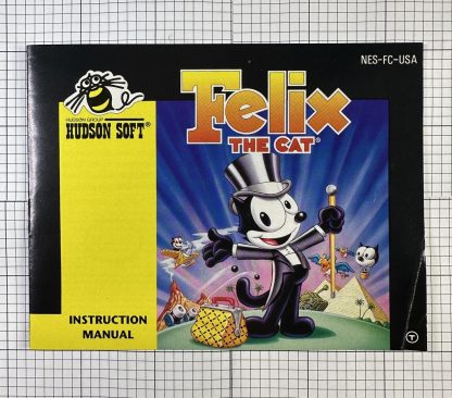 Felix The Cat : Nintendo NES CIB Complete In Box w/ poster, manual, inserts! - Image 11