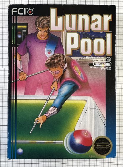 Lunar Pool (Nintendo Entertainment System, 1987)  Complete In Box w/ Manual, Inserts - Image 9