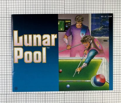 Lunar Pool (Nintendo Entertainment System, 1987)  Complete In Box w/ Manual, Inserts - Image 11