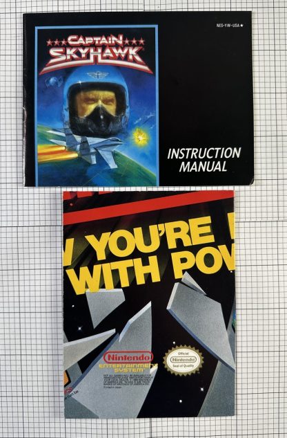 Captain Skyhawk (Nintendo Entertainment System, 1989) – CIB w/ Manual & Dust Cover - Image 8