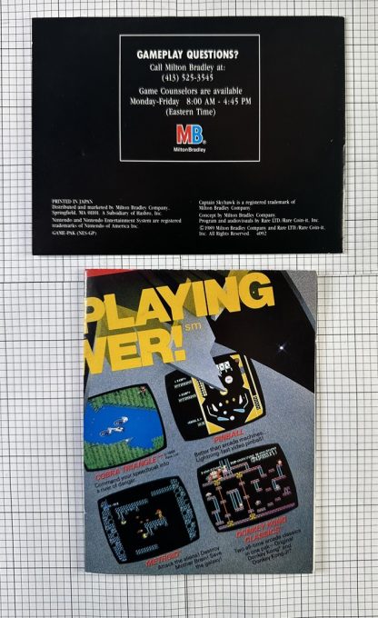 Captain Skyhawk (Nintendo Entertainment System, 1989) – CIB w/ Manual & Dust Cover - Image 9