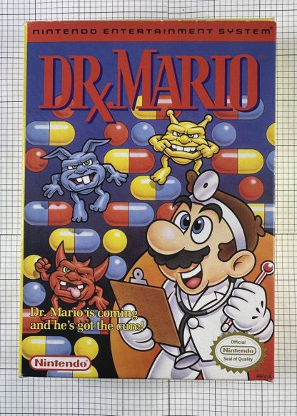 Dr. Mario (Nintendo Entertainment System, 1990) – CIB w/ Manual & Dust Cover - Image 8