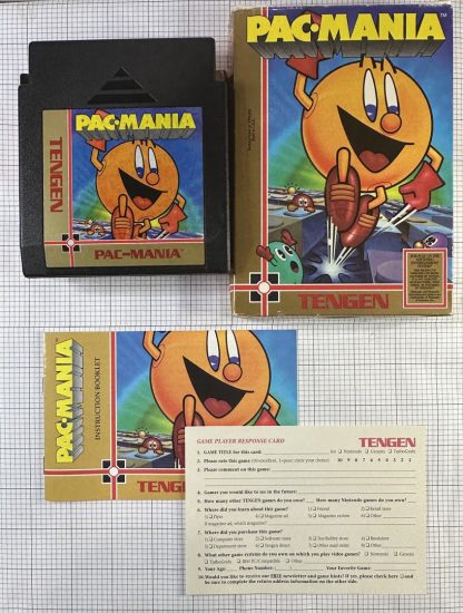 Pac-Mania (Nintendo Entertainment System, 1991) – CIB w/ Manual & Dust Cover