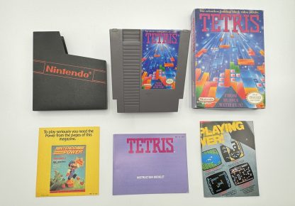 Tetris (Nintendo Entertainment System, 1989) - CIB w/ Manual, Dust Cover & Inserts!