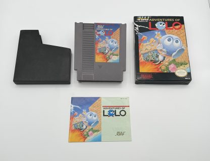 Adventures Of Lolo (Nintendo Entertainment System, 1989) – CIB w/ Manual & Dust Cover