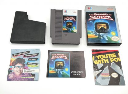 Captain Skyhawk (Nintendo Entertainment System, 1989) – CIB w/ Manual & Dust Cover