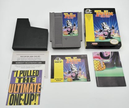 Felix The Cat : Nintendo NES CIB Complete In Box w/ poster, manual, inserts!