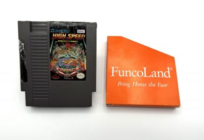 High Speed Pinball (Nintendo NES, 1991) Authentic Tested Working, W/ Dust Cover