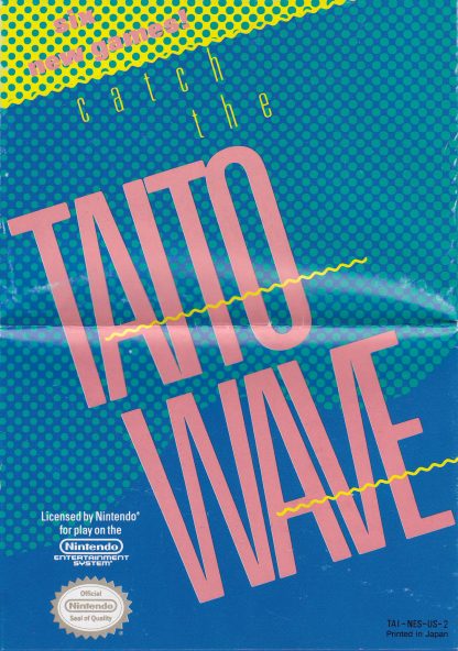 Vintage Catch The Taito Wave Insert TAI-NES-US-2