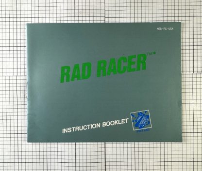 Rad Racer (NES 1987) Cartridge, Manual & 3D Glasses -  Cleaned / Tested / Working - Image 7