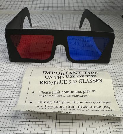 Rad Racer (NES 1987) Cartridge, Manual & 3D Glasses -  Cleaned / Tested / Working - Image 9