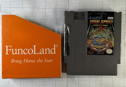 High Speed Pinball (Nintendo NES, 1991) Authentic Tested Working, W/ Dust Cover - Image 4