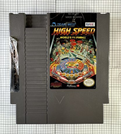 High Speed Pinball (Nintendo NES, 1991) Authentic Tested Working, W/ Dust Cover - Image 5
