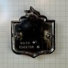 1954 Plymouth Belvedere Roof Pillar Trim Medallion 1542314 - Image 5