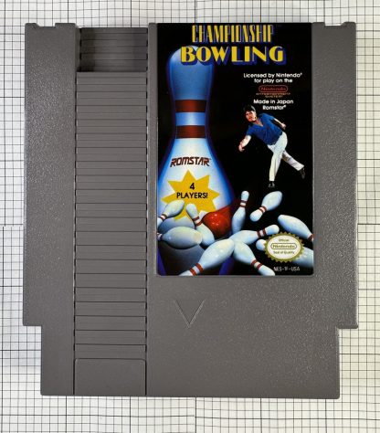 Championship Bowling  (NES, 1989) Complete In Box w/ Poster! - Image 5