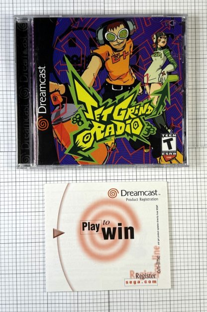 Jet Grind Radio (Sega Dreamcast, 2000) - CIB w/ Registration Card