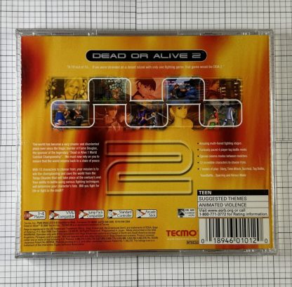Dead or Alive 2 (Sega Dreamcast, 2000)- Complete In Box - Image 2