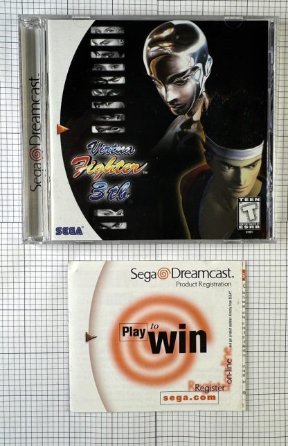 Virtua Fighter 3tb (Sega Dreamcast, 1999)- Complete In Box w/ Registration Card