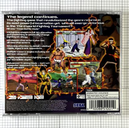 Virtua Fighter 3tb (Sega Dreamcast, 1999)- Complete In Box w/ Registration Card - Image 2