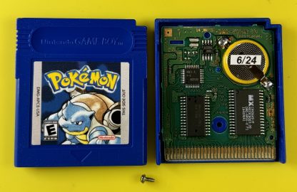 Pokemon Blue (Game Boy Color, 1998) Authentic *NEW BATTERY* w/ Save Game - Image 7