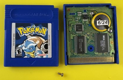 Pokemon Blue (Game Boy Color, 1998) Authentic *NEW BATTERY* w/ Save Game - Image 5