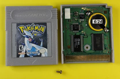 Pokemon Silver (Game Boy Color, 2000) Authentic *NEW BATTERY* & Save Game - Image 6
