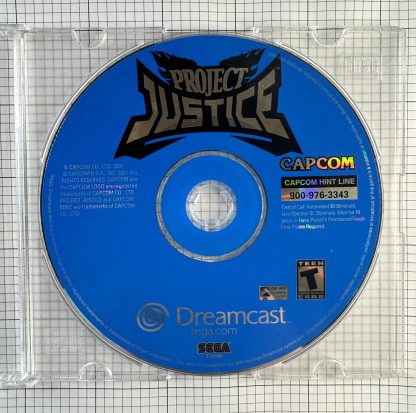 Project Justice (2001, Sega Dreamcast) Tested and Working Disc Only