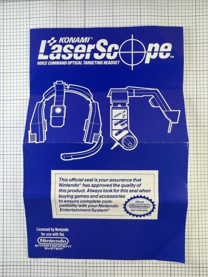 Konami Laser Scope NES Nintendo Instruction Manual Only - Image 4