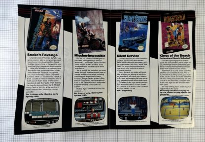NINTENDO 10 WAYS TO STAY ZAP HAPPY Ultra Game Insert UTL-NES-US-1 - Image 5