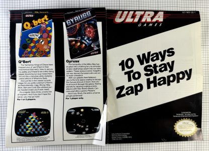 NINTENDO 10 WAYS TO STAY ZAP HAPPY Ultra Game Insert UTL-NES-US-1 - Image 6