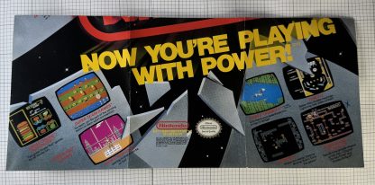NES Insert Now You’re Playing With Power Original Nintendo Console POSTER - Image 3