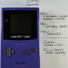 Nintendo Game Boy Color - Grape  CGB-001 - New Screen Lens - 100% Working!
