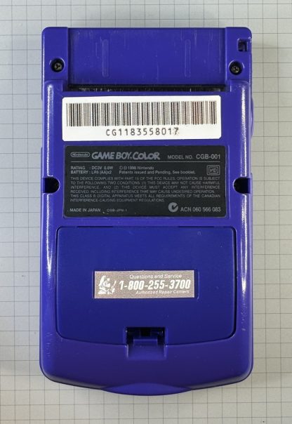 Nintendo Game Boy Color - Grape  CGB-001 - New Screen Lens - 100% Working! - Image 8