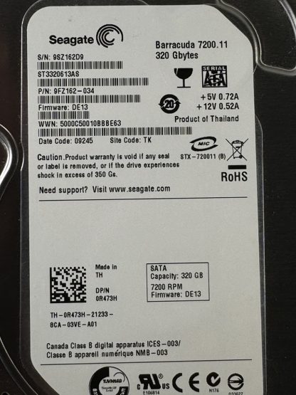 SEAGATE 320GB - ST3320613AS - Image 2