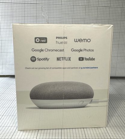 Google Home Mini Smart Speaker Assistant - Chalk (GA00210-US) Factory Sealed - Image 3