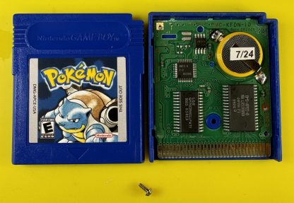 Pokemon Blue (Game Boy Color, 1998) Authentic *NEW BATTERY* w/ Save Game - Image 5