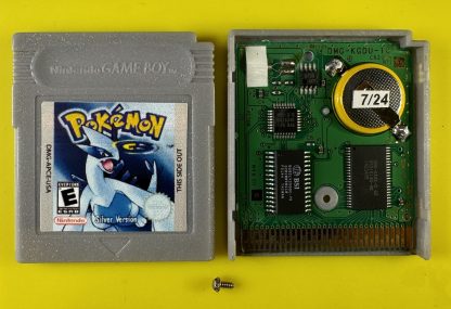 Pokemon Silver (Game Boy Color, 2000) Authentic *NEW BATTERY* & Save Game w/ Trainers Guide - Image 7