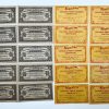 LOT of 20 - Vintage 1950's United Profit Sharing Corporation Coupons - 2 Styles included!