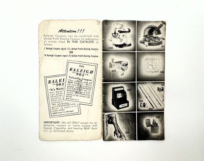 LOT of 10 - Vintage 1950's United Profit Sharing Corporation Coupons - With Redemption Catalog! - Image 6