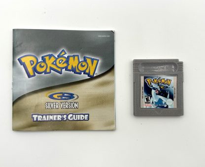 Pokemon Silver (Game Boy Color, 2000) Authentic *NEW BATTERY* & Save Game w/ Trainers Guide