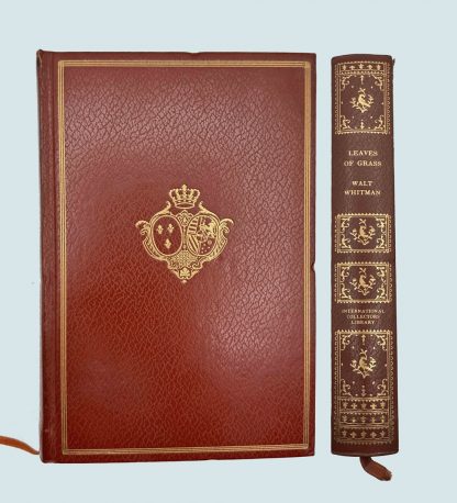 Leaves Of Grass By Walt Whitman 1926 HC Intl Collectors Library, Ltd Edition