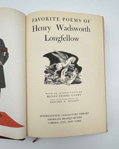 Favorite Poems of Henry Wadsworth Longfellow HC Intl Collectors Library, Ltd Edition - Image 9